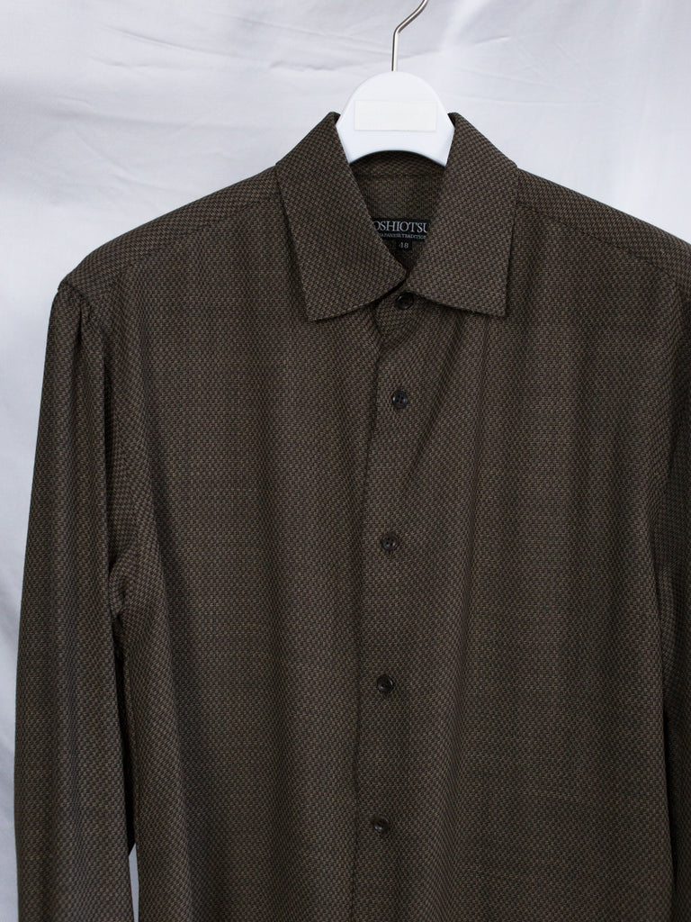 Soshiotsuki AW25 Open Wool Manica Camicia Shirt – HUIBEN