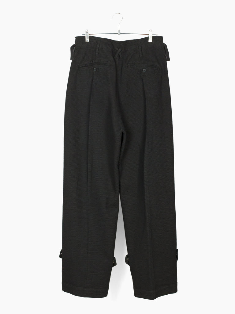 パンツ・ボトムスその他 HUECLOSET Painting Button Wide Pants SE517 Kozaburo AW24 Wide Leg Attender Trousers – HUIBEN