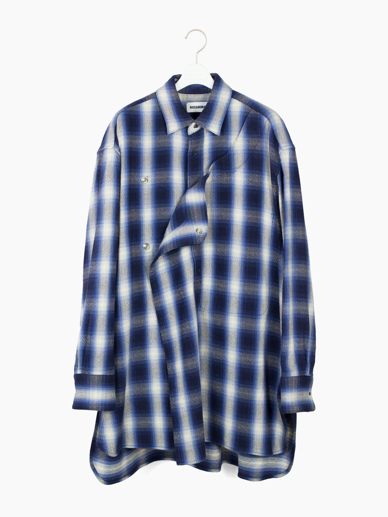 トップス RAKINES Washed Lamb's Flannel CPOBlouson Men's Regular Fit Cotton Flannel Shirt - Button Down Shirts