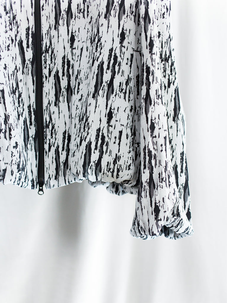 Sulvam SS26 Jacquard Balloon Blouson – HUIBEN