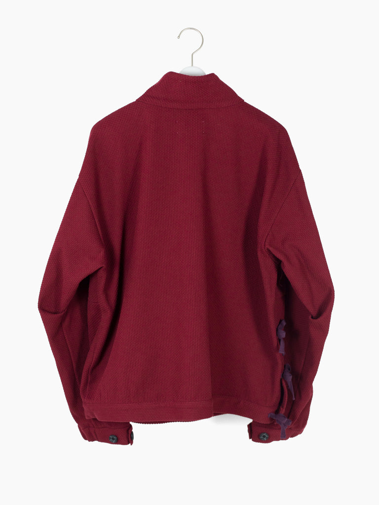 Kozaburo AW23 Burgundy Sashiko Monk Jacket – HUIBEN
