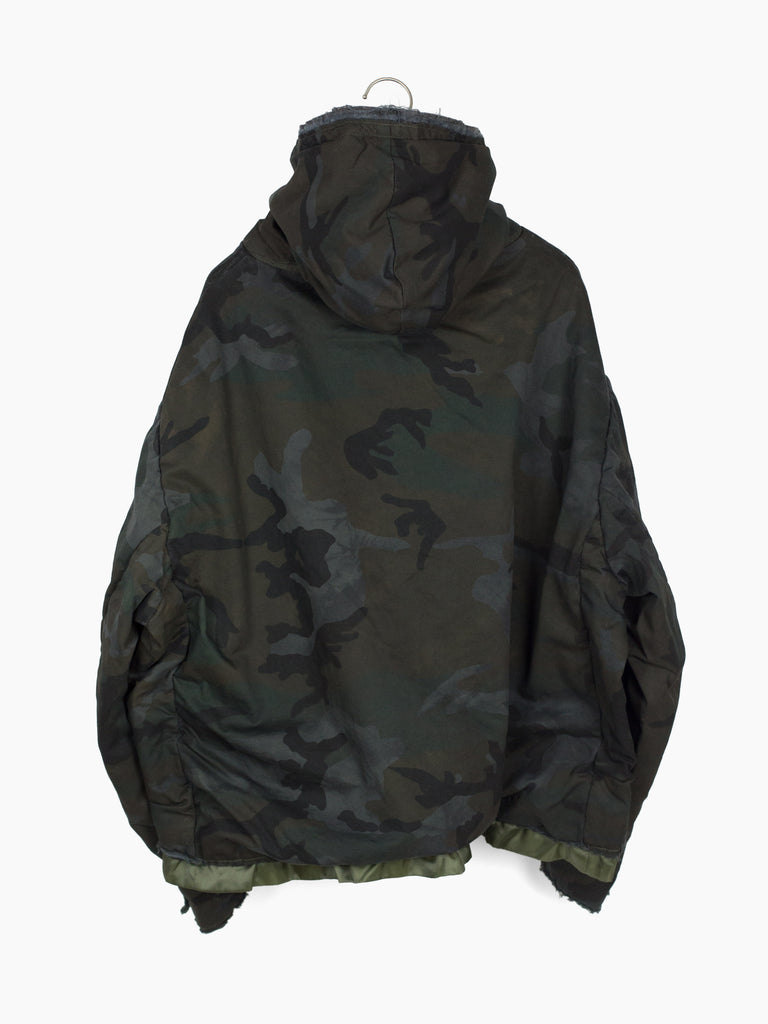 Les Six AW23 Overdyed Padded Camo Hoodie – HUIBEN