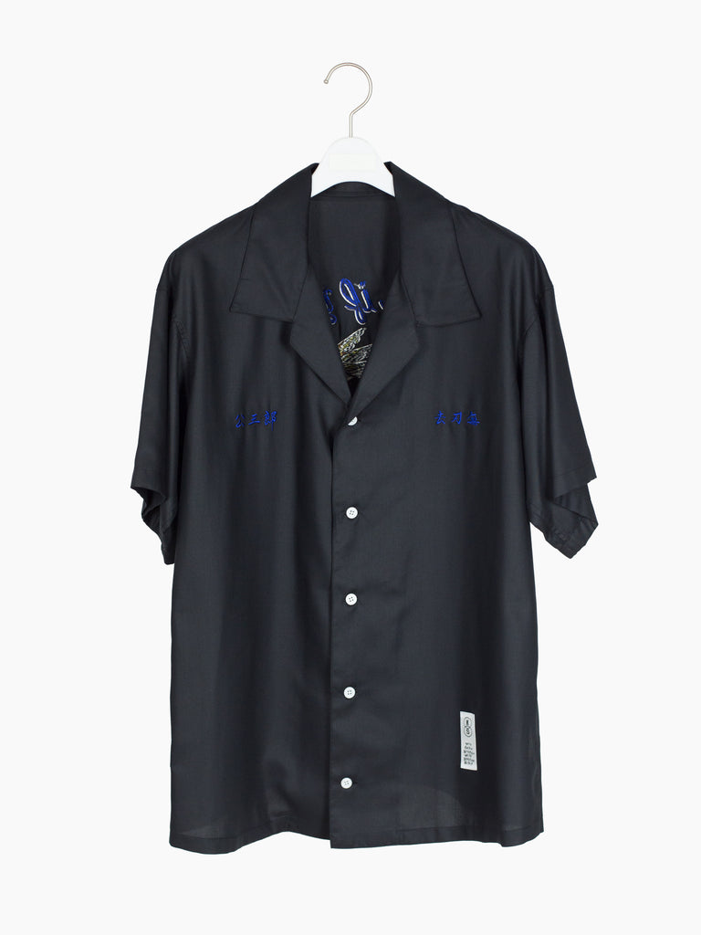 Sulvam x Kozaburo SS24 Embroidered Camp Collar Shirt – HUIBEN
