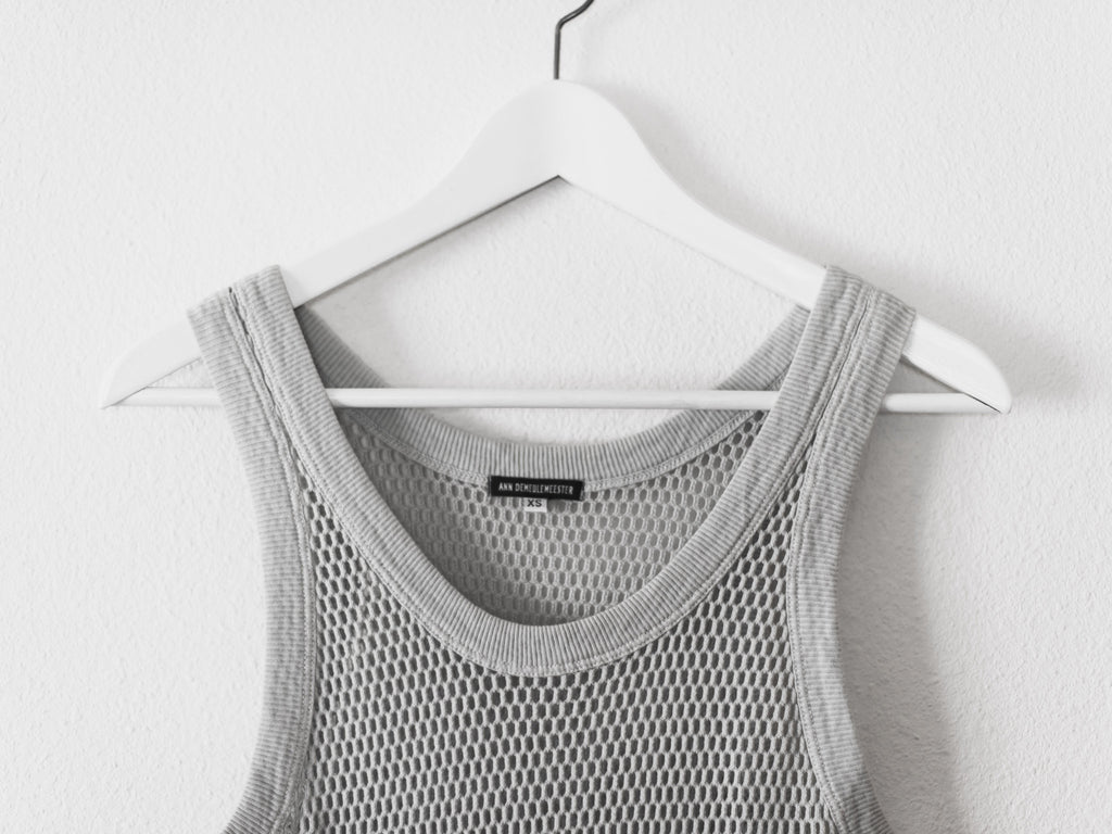 Ann Demeulemeester Mesh Tank – HUIBEN