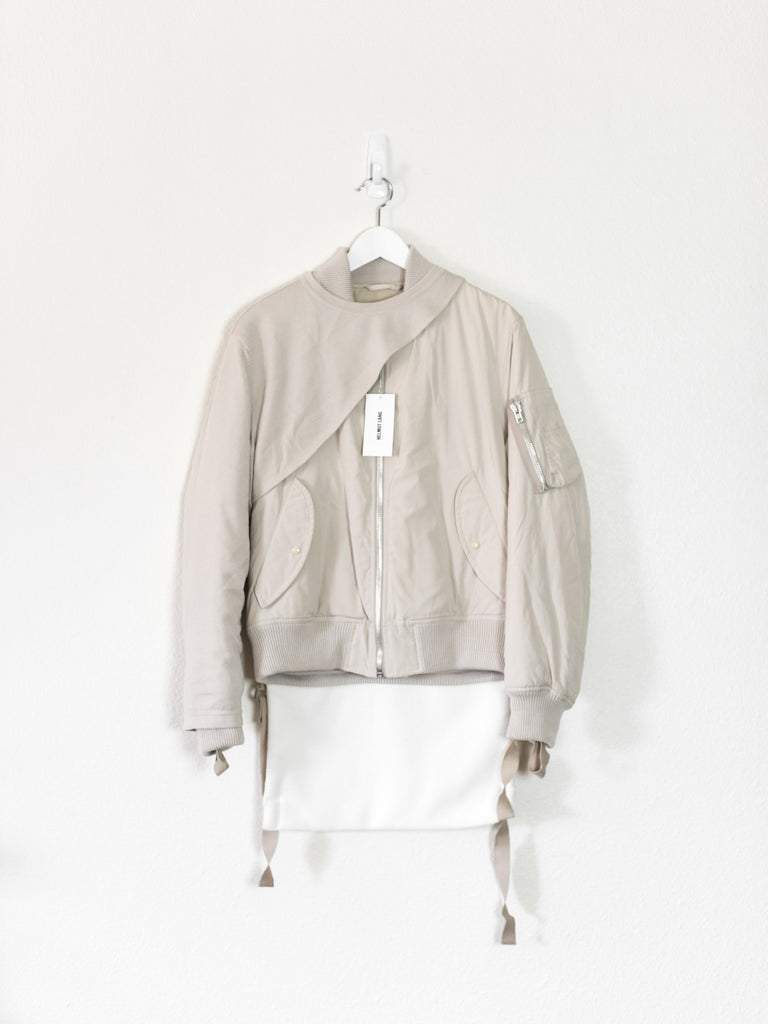 Buy Vintage Helmut Lang Bonded Jersey Bondage Bomber Vest