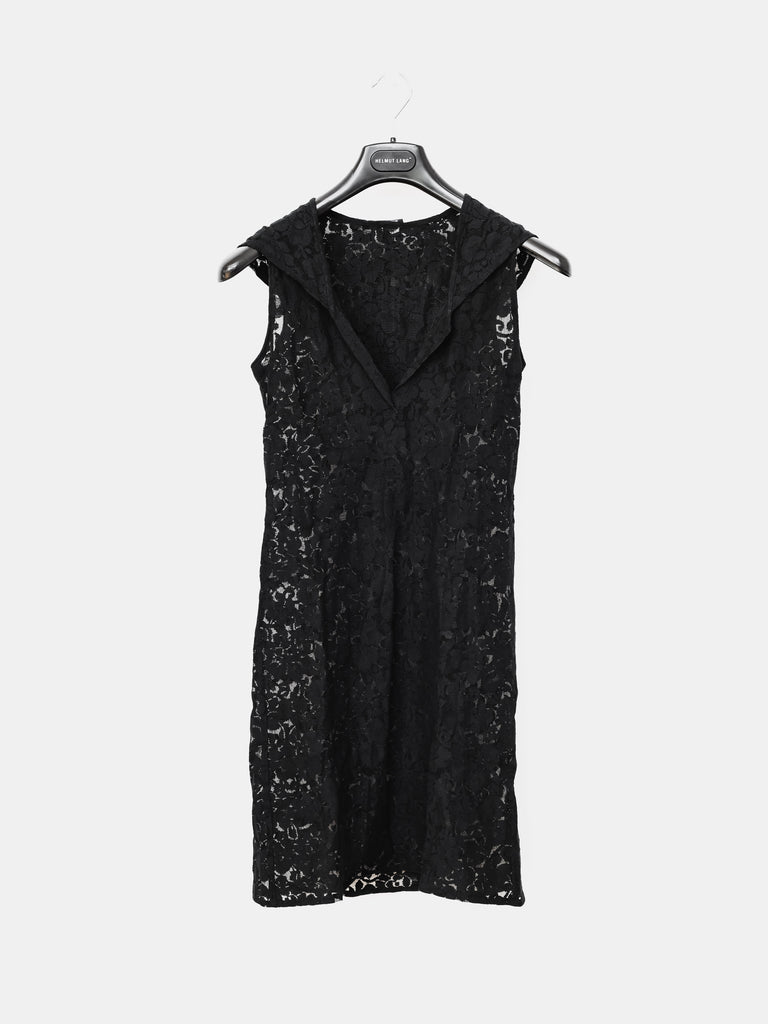Helmut Lang SS96 Hooded Floral Lace Dress – HUIBEN