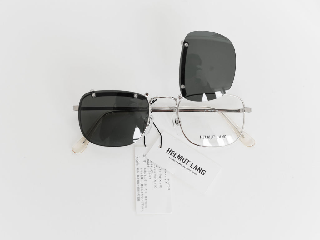 Helmut Lang SS99 Titanium Flip Up Sunglasses – HUIBEN