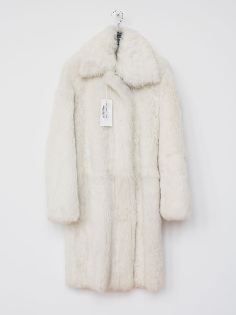 史上一番安い 本日限定ENOF twill long coat white Msize ロングコート