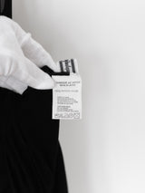 Yohji Yamamoto Semi Sheer Scoop Neck Dress