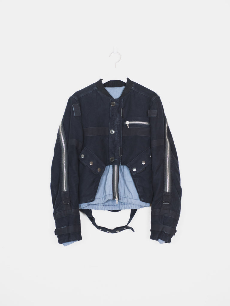 Dries Van Noten AW14 Moleskin Backzip Bomber – HUIBEN