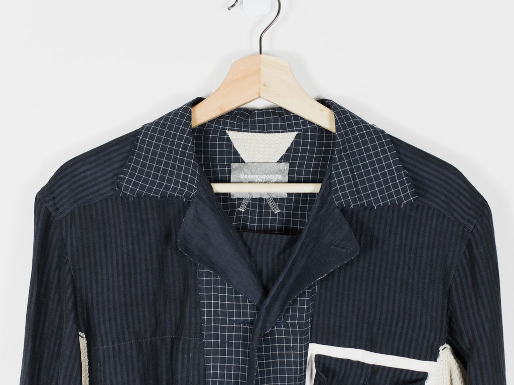 TAKAHIRO MIYASHITA The Soloistウエストバッグシャツ TAKAHIROMIYASHITATheSoloist. (ソロイスト) back gusset sleeve