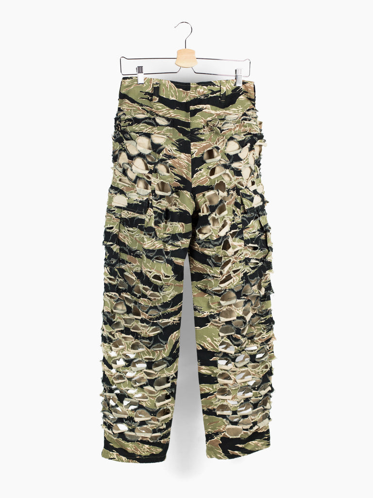 Vetements AW18 Laser Cut Tiger Camo Cargos – HUIBEN