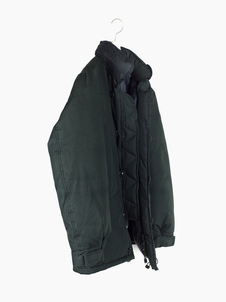Zucca AW03 Forest Green Net Collar Down Parka – HUIBEN