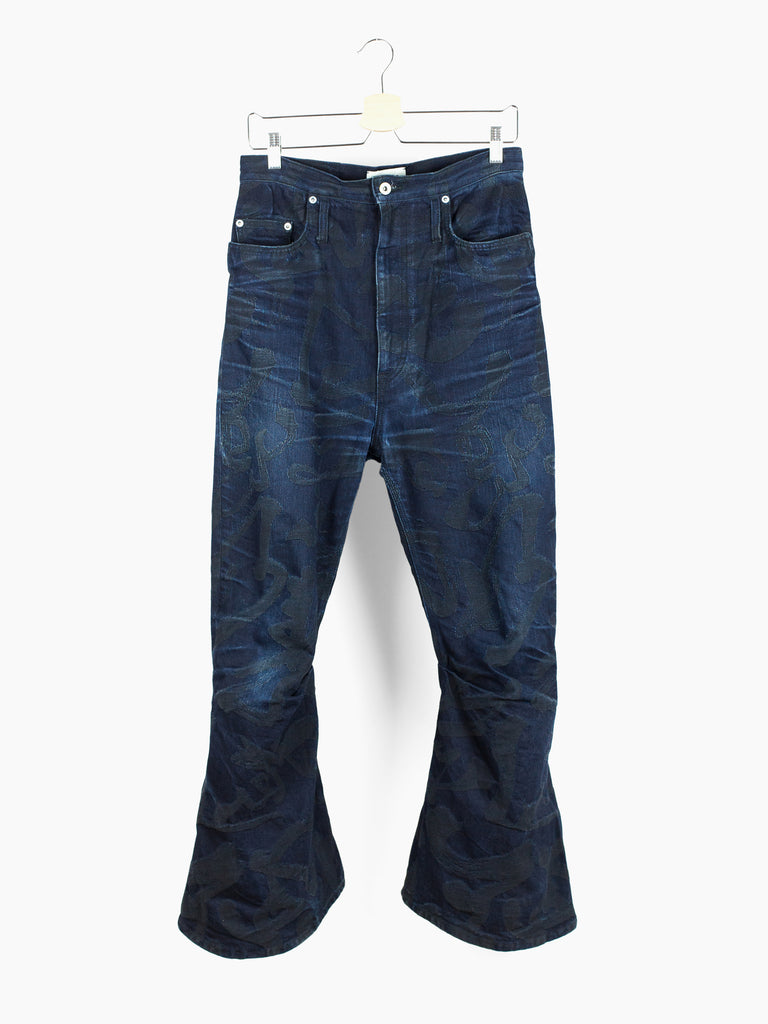 セール好評Kozaburo AW20 1% Stretch Denim 3D Jeans パンツ