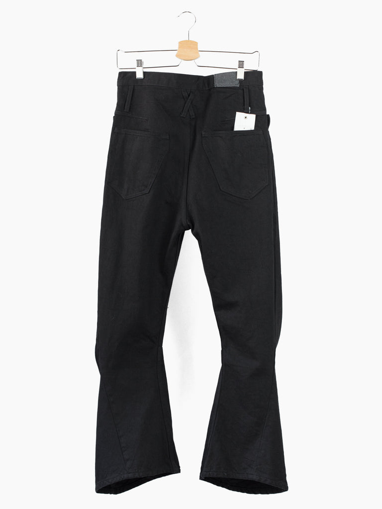 Kozaburo AW20 Overdyed Black Short 3D Bootcut – HUIBEN