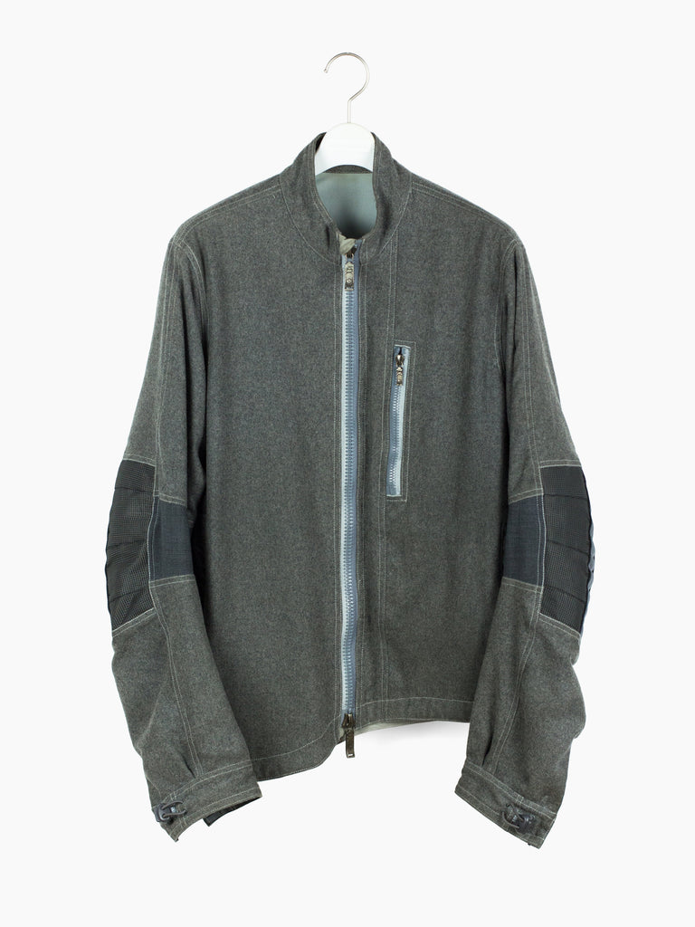Maharishi 00AW Asymmetrical Articulated Sleeve Biker Jacket – HUIBEN