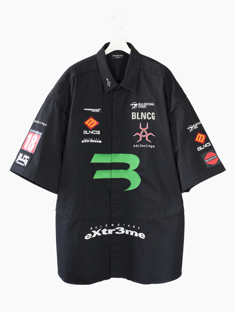 早い者勝ち！BALENCIAGA ブラック スウェット BALENCIAGA◇24ss/UNITY CROPPED T/Tシャツ/1/コットン/ブラック