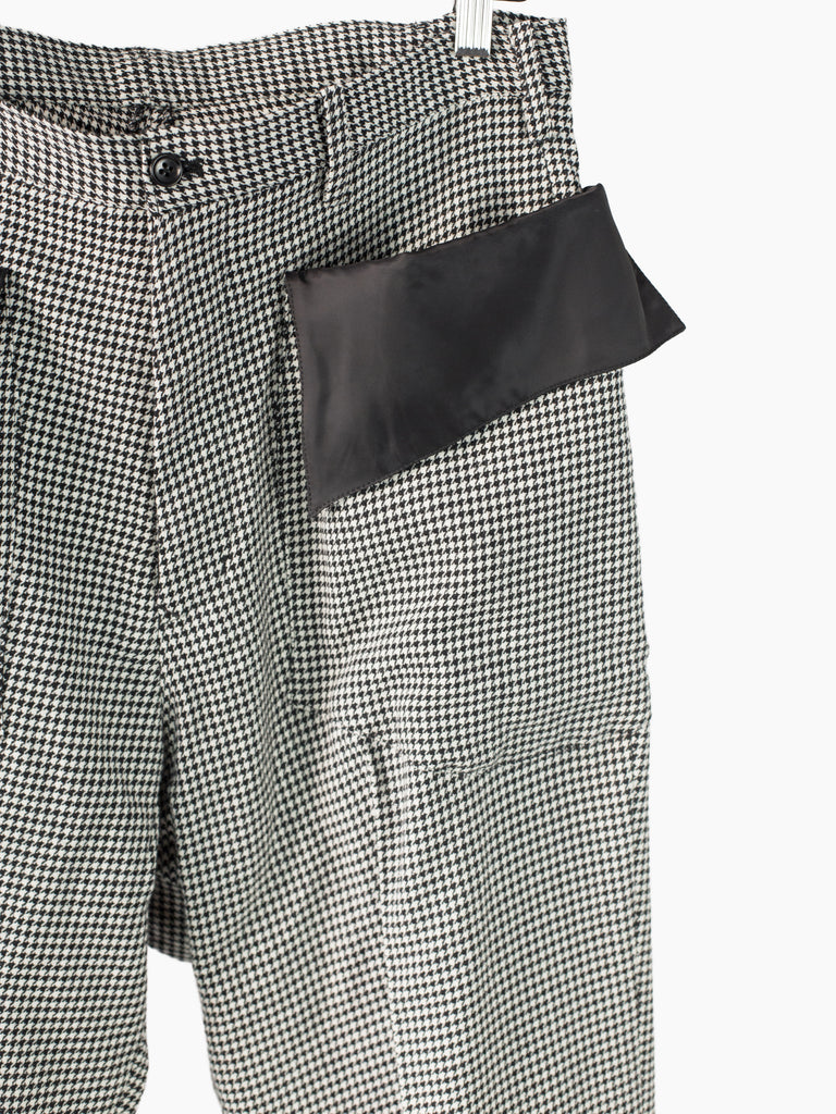 Sulvam AW22 Gardening Pocket Houndstooth Trousers – HUIBEN