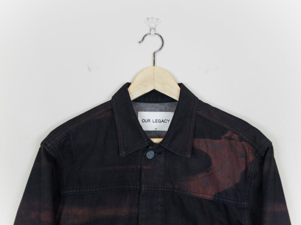 Our Legacy AW14 Black Dawn Minimalist Denim Jacket – HUIBEN