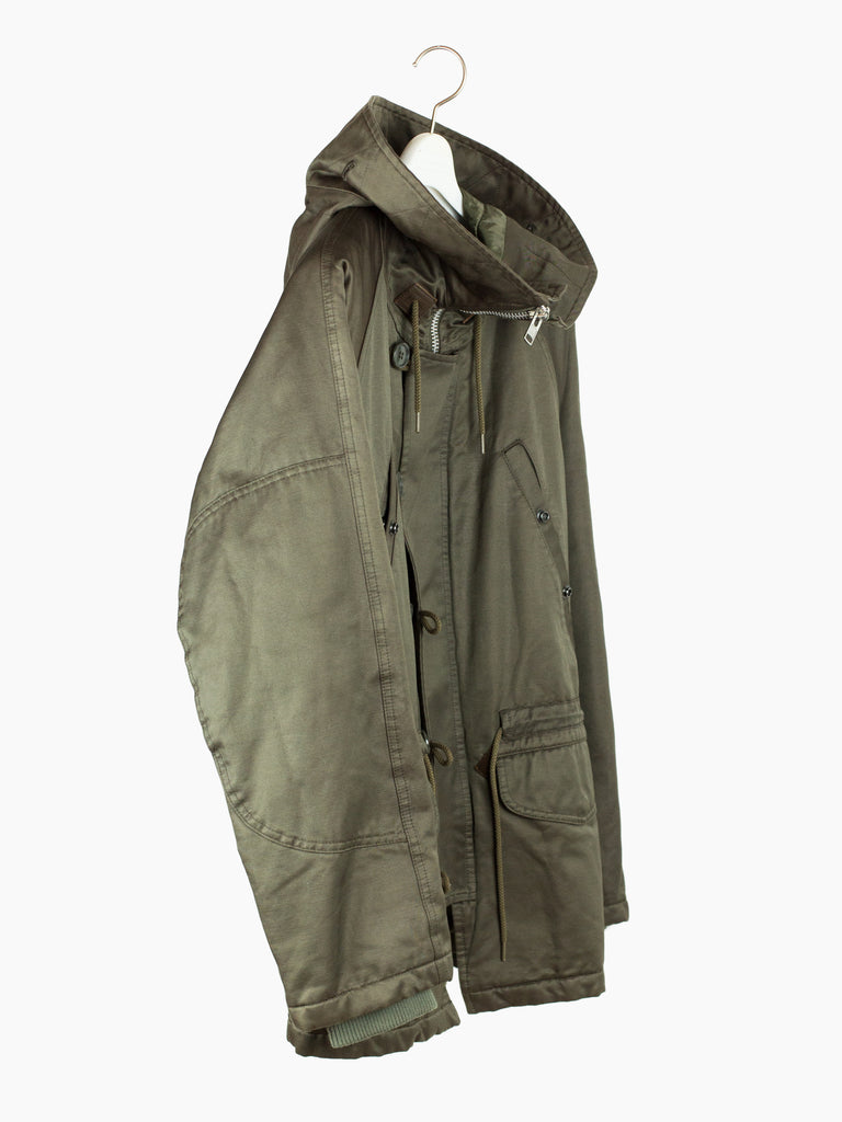 Zucca AW08 Funnel Hood N3-B Coat – HUIBEN