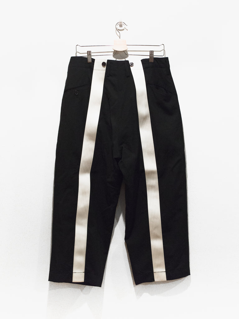 1990s yohji yamamoto stripe buggy slacksYohji Yamamoto Pour Homme