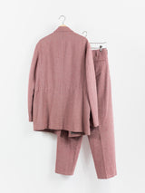 Yohji Yamamoto Y's For Men 90s Pink 2-Piece Suit