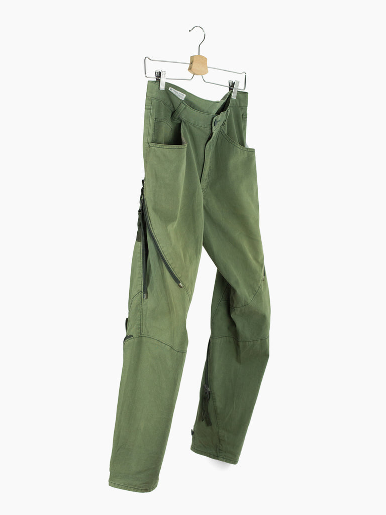 FUJIWARA Moss-Green パンツ GIULIANO Trousers