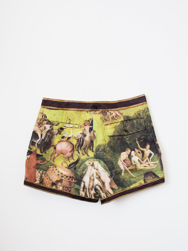 Undercover SS15 Bosch Garden of Earthly Delights Shorts