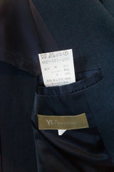 Yohji Yamamoto Y's For Men SS97 Trompe L'oeil Printed Blazer