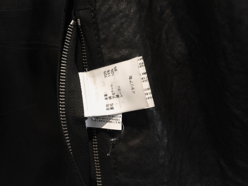 Rick Owens AW09 Berger Leather Jacket