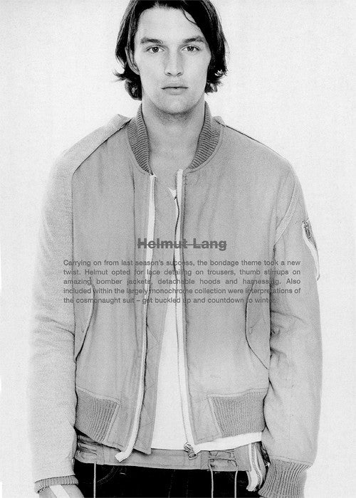 Helmut Lang AW03 Bondage MA-1 Bomber & Sleeve – HUIBEN