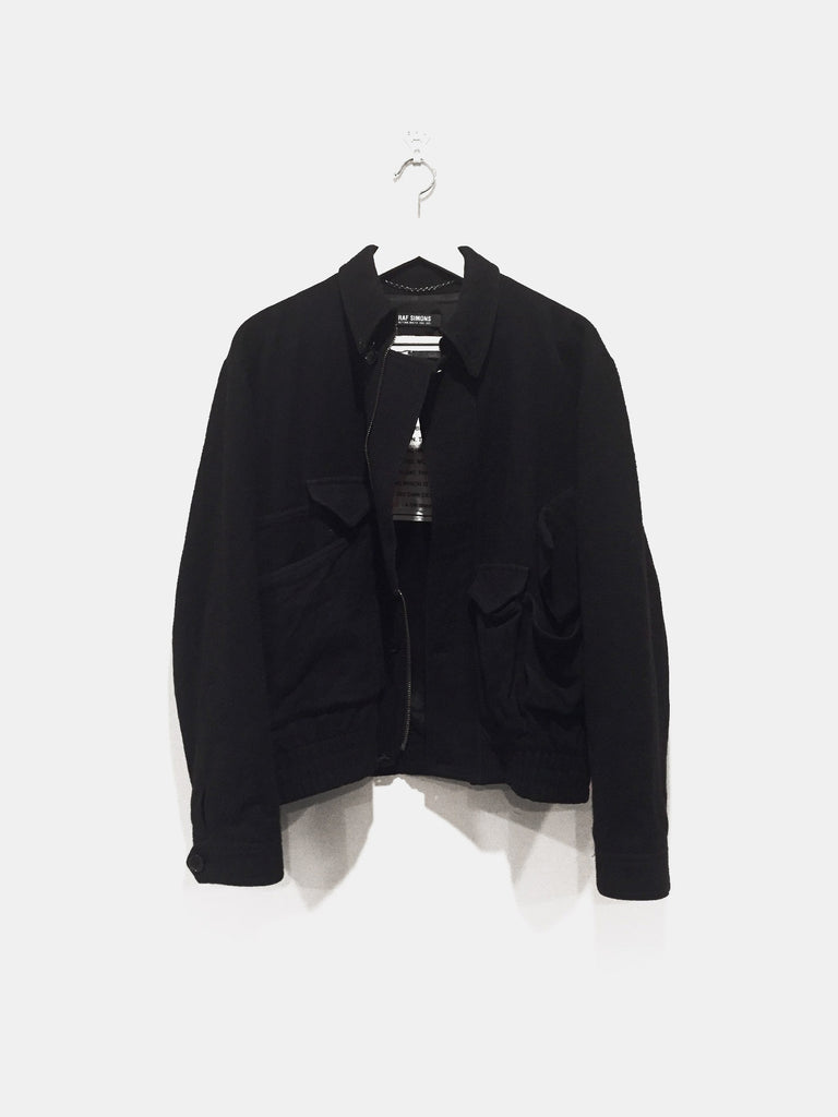 Raf Simons AW04 Wool Shipwreck Cargo Bomber – HUIBEN