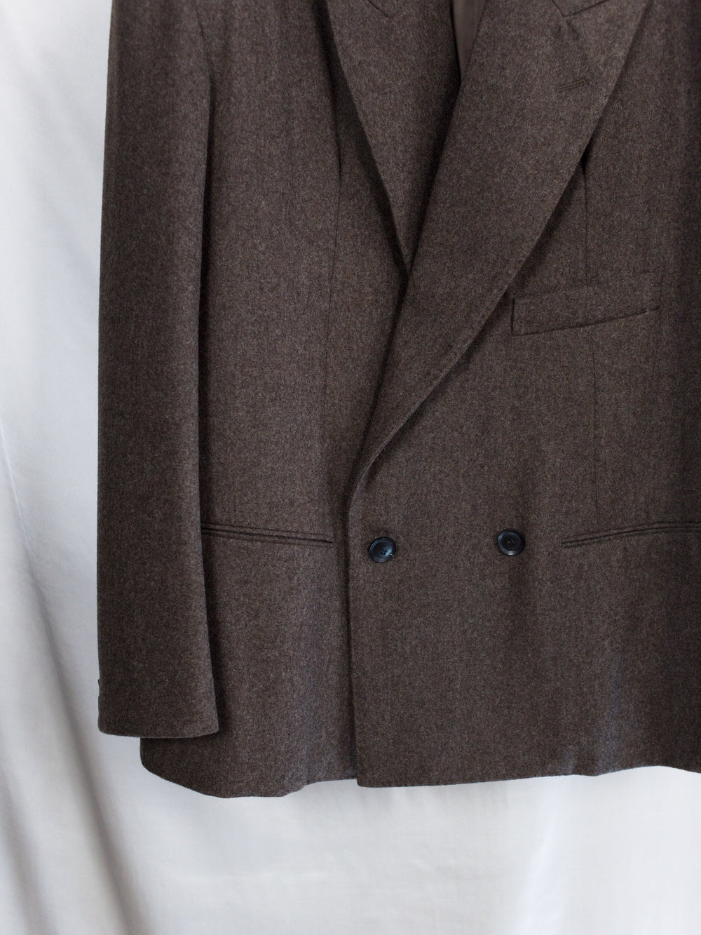 Soshiotsuki AW25 80s Big Shoulder Wool Flannel Jacket