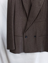 Soshiotsuki AW25 80s Big Shoulder Wool Flannel Jacket