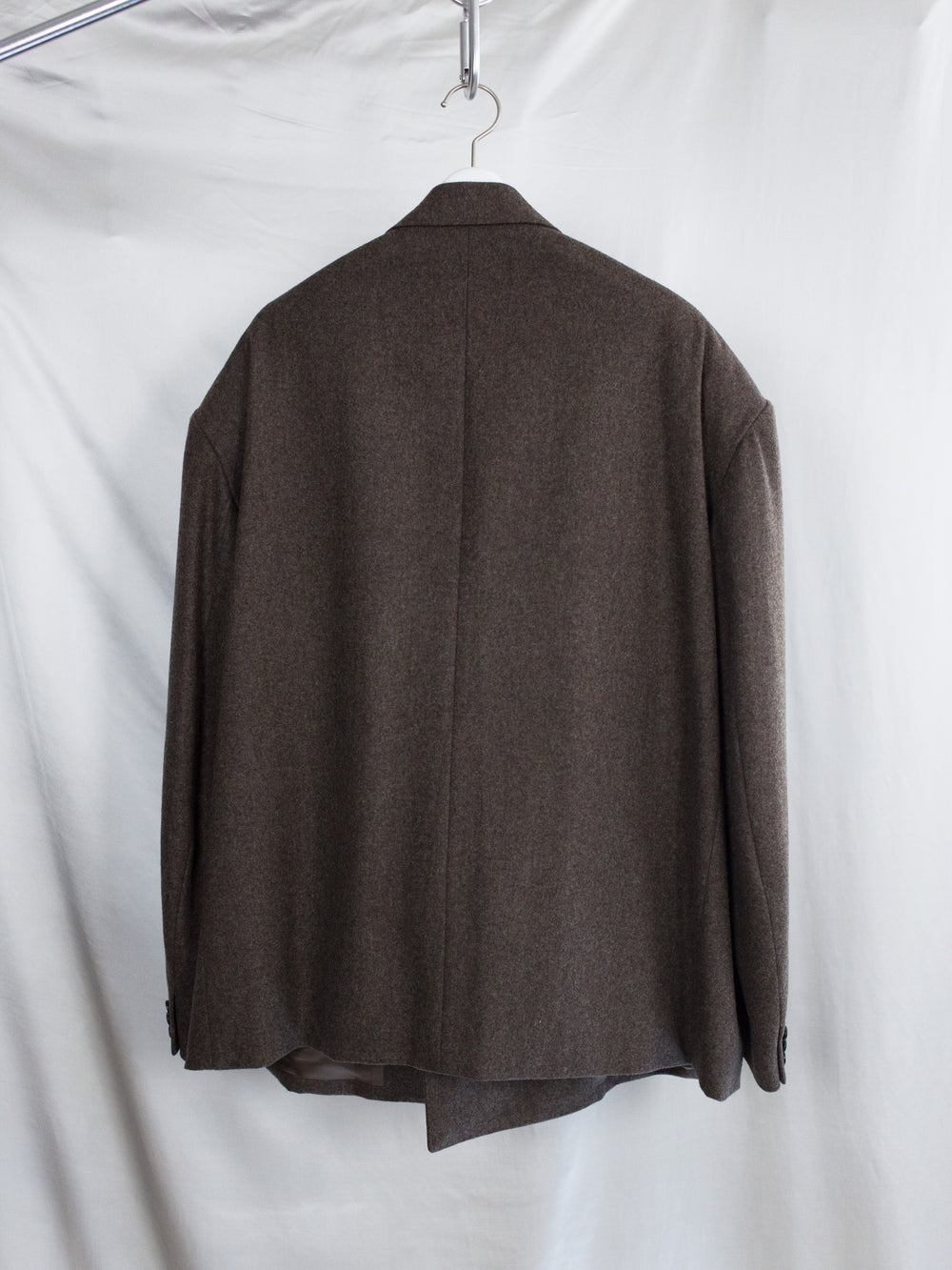 Soshiotsuki AW25 80s Big Shoulder Wool Flannel Jacket