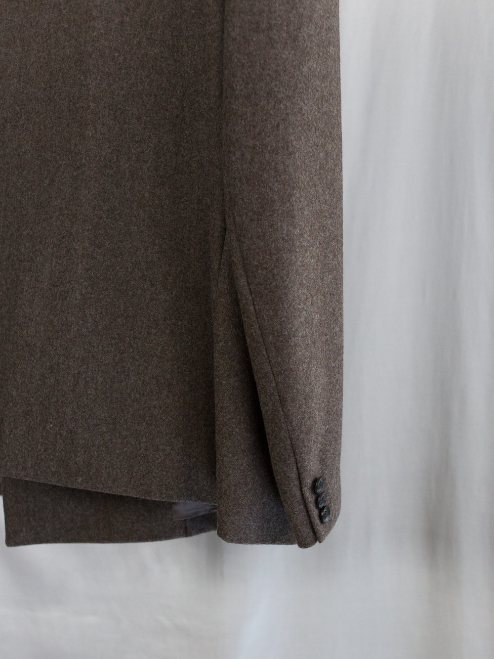 Soshiotsuki AW25 80s Big Shoulder Wool Flannel Jacket