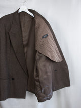 Soshiotsuki AW25 80s Big Shoulder Wool Flannel Jacket