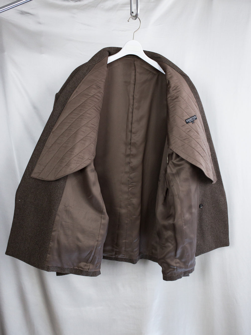 Soshiotsuki AW25 80s Big Shoulder Wool Flannel Jacket