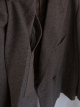 Soshiotsuki AW25 80s Big Shoulder Wool Flannel Jacket