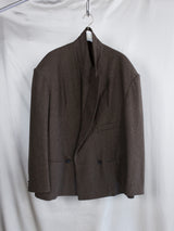 Soshiotsuki AW25 80s Big Shoulder Wool Flannel Jacket