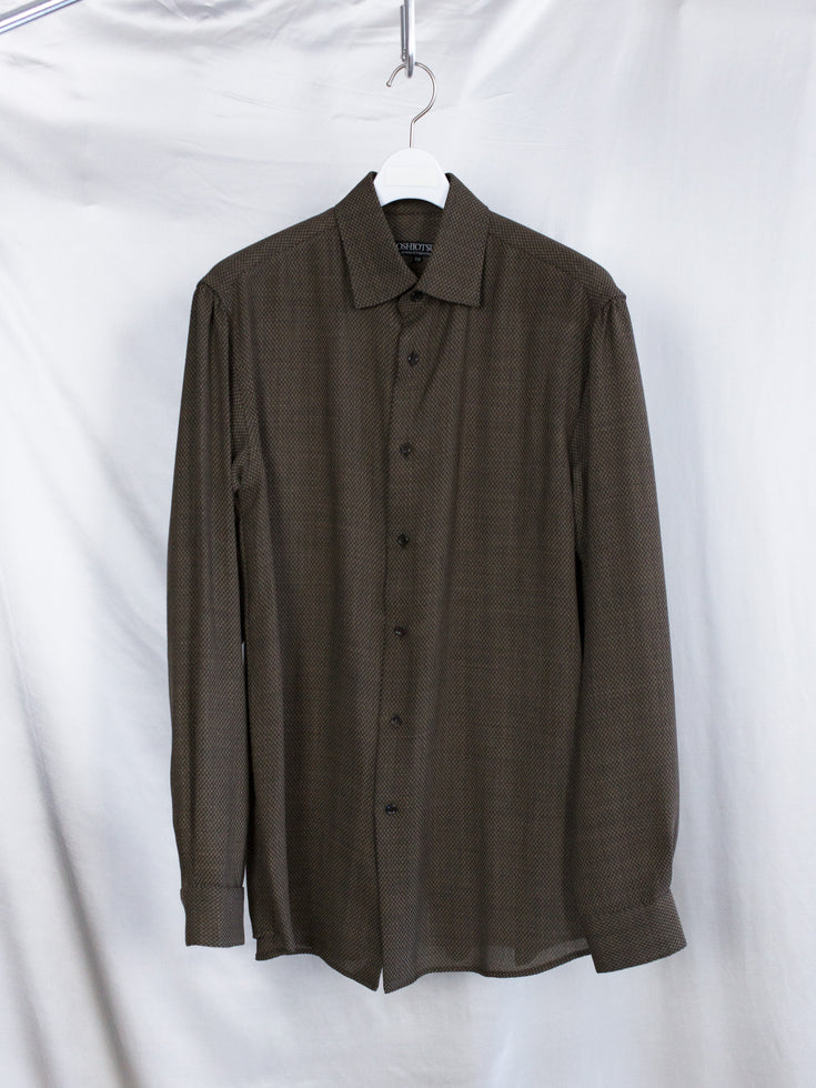 Soshiotsuki AW25 Open Wool Manica Camicia Shirt