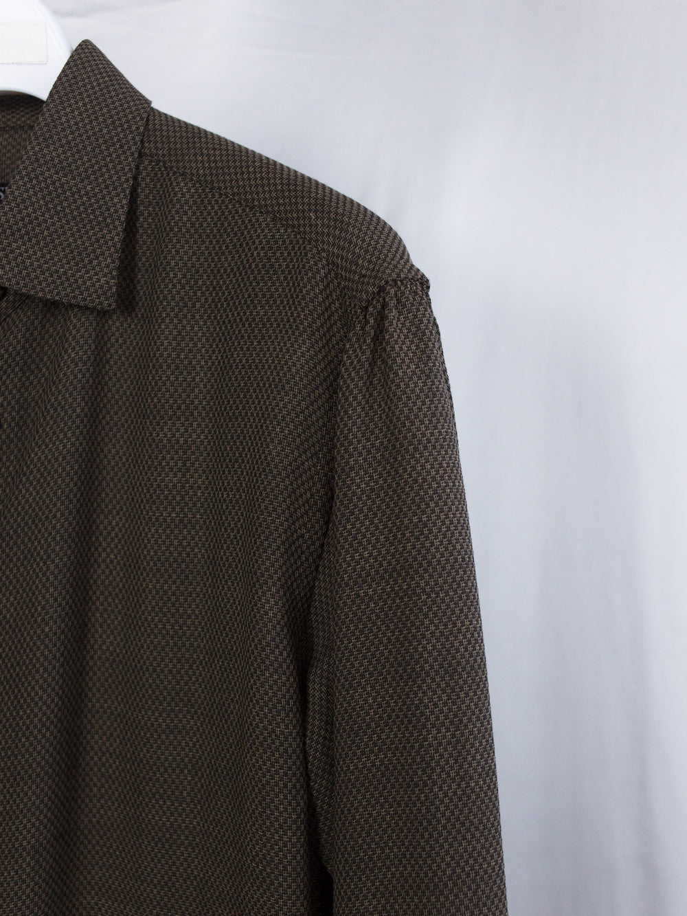 Soshiotsuki AW25 Open Wool Manica Camicia Shirt