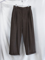 Soshiotsuki AW25 Triple Pleated Trousers