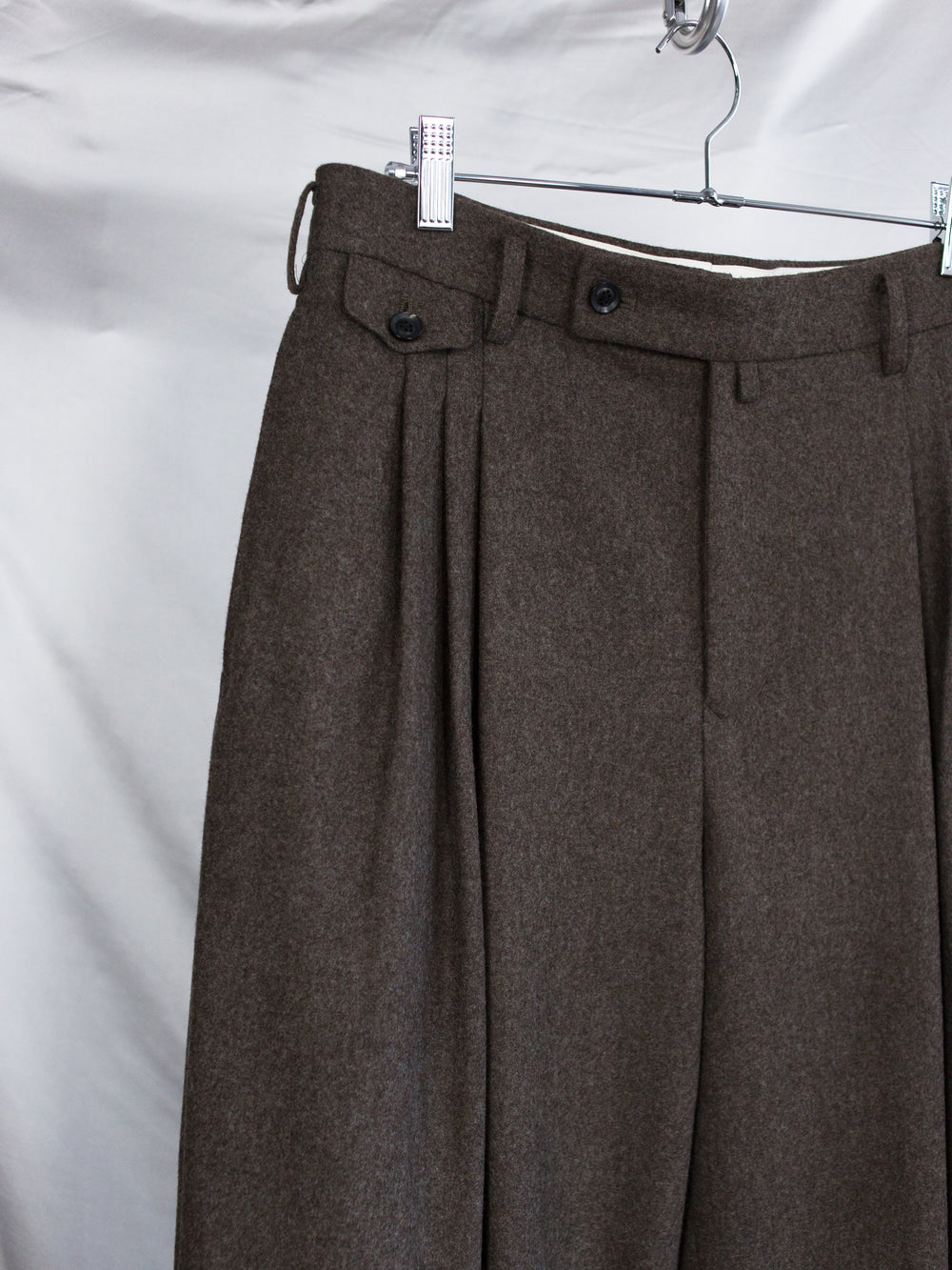Soshiotsuki AW25 Triple Pleated Trousers