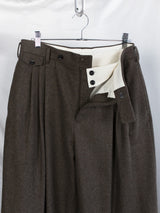 Soshiotsuki AW25 Triple Pleated Trousers