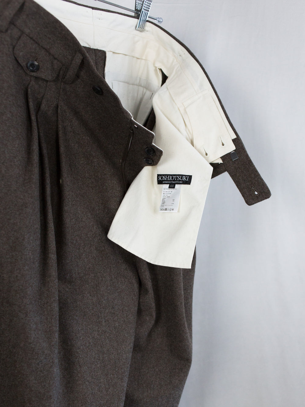 Soshiotsuki AW25 Triple Pleated Trousers