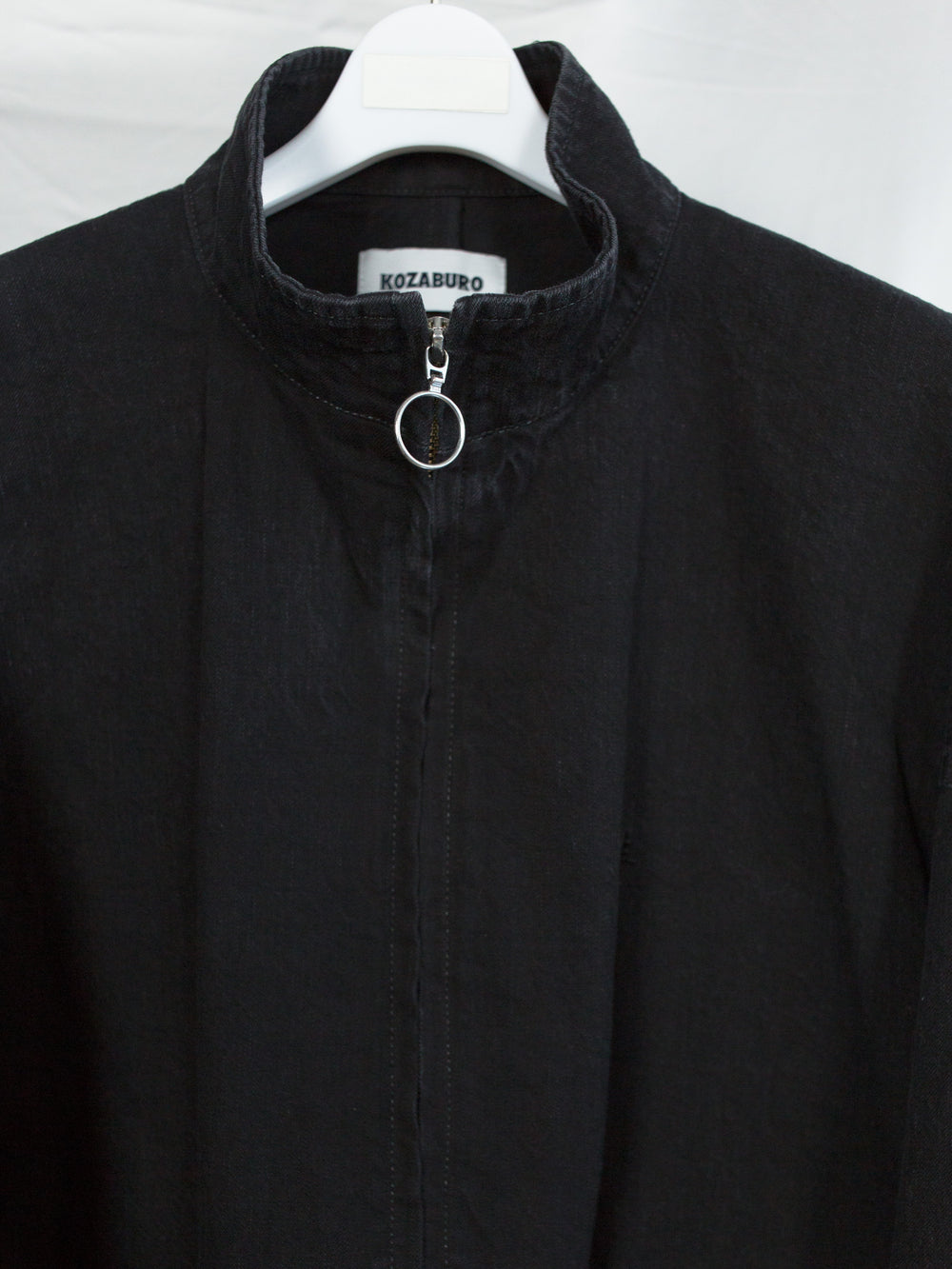 Kozaburo SS26 Denim Zip Track Jacket
