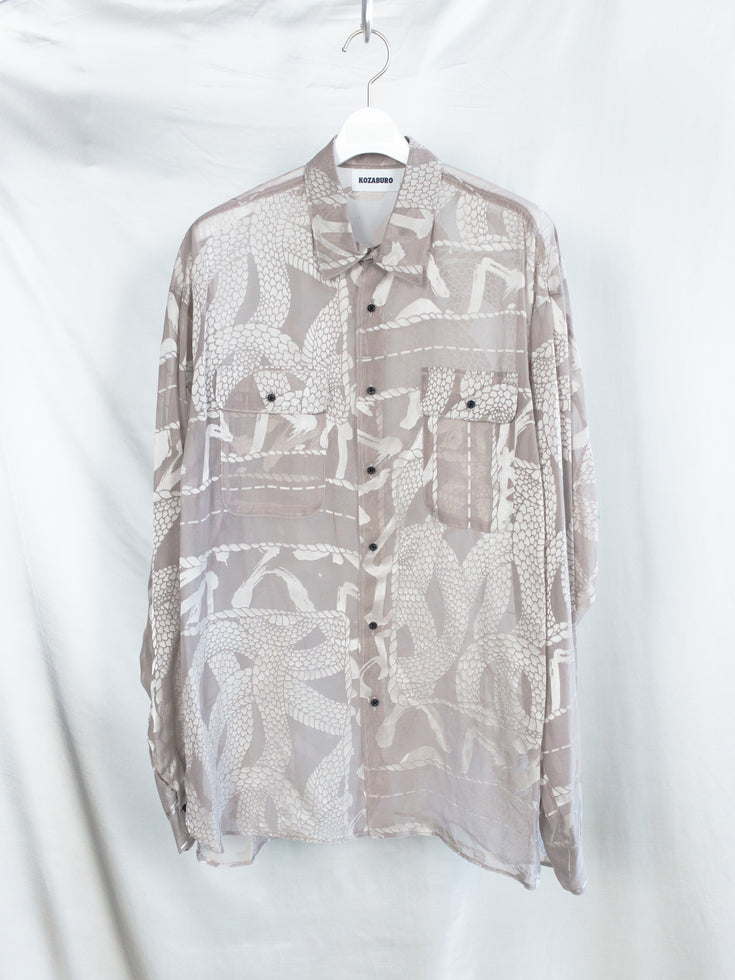 Kozaburo SS26 Opal Two-Pocket Shirt