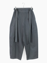 Soshiotsuki SS24 Washed Gray Vollendam Pants