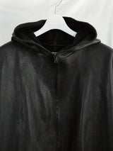 Gabriela Coll AW25 Leather Hoodie